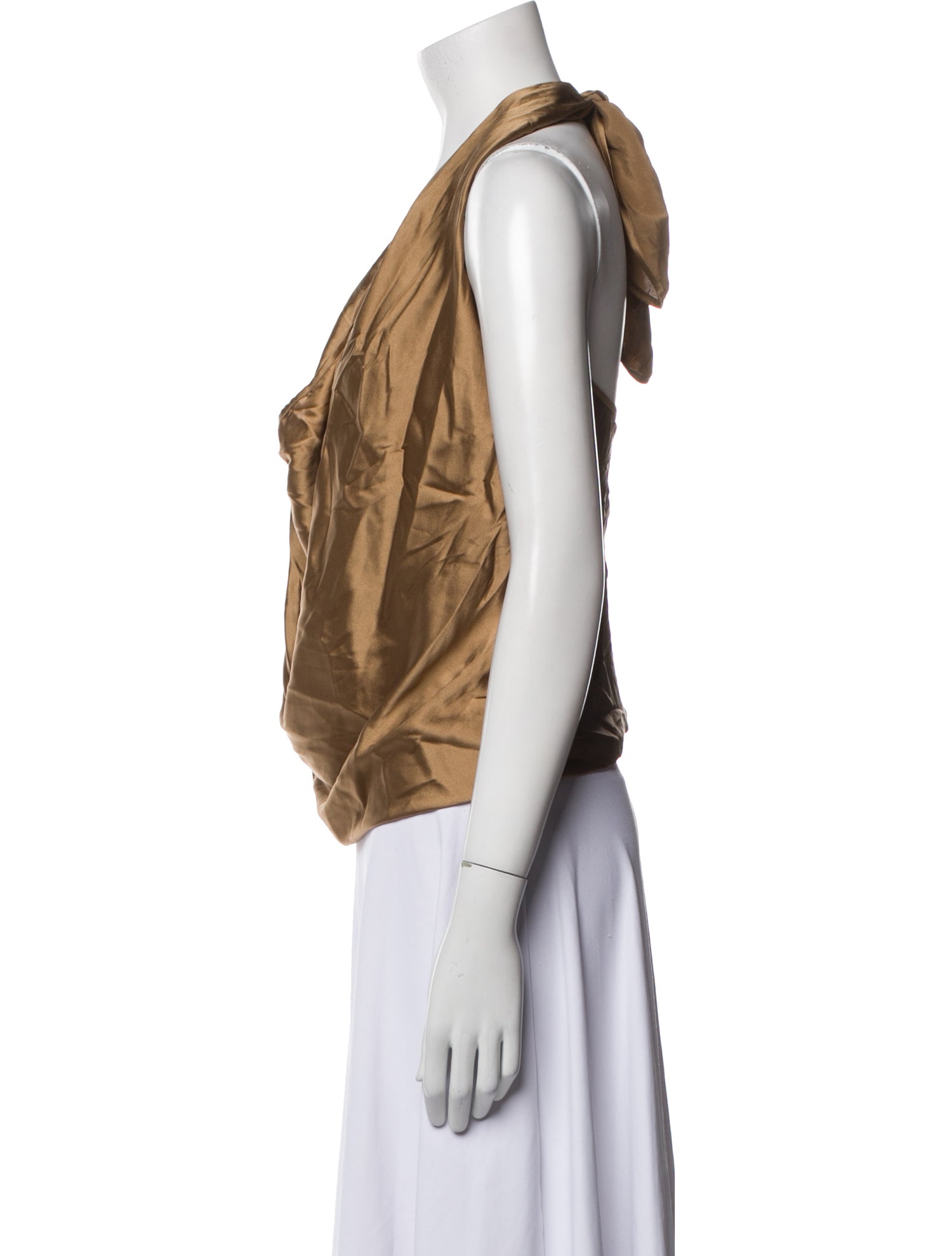 Ramy Brook Silk Cowl Neck Top