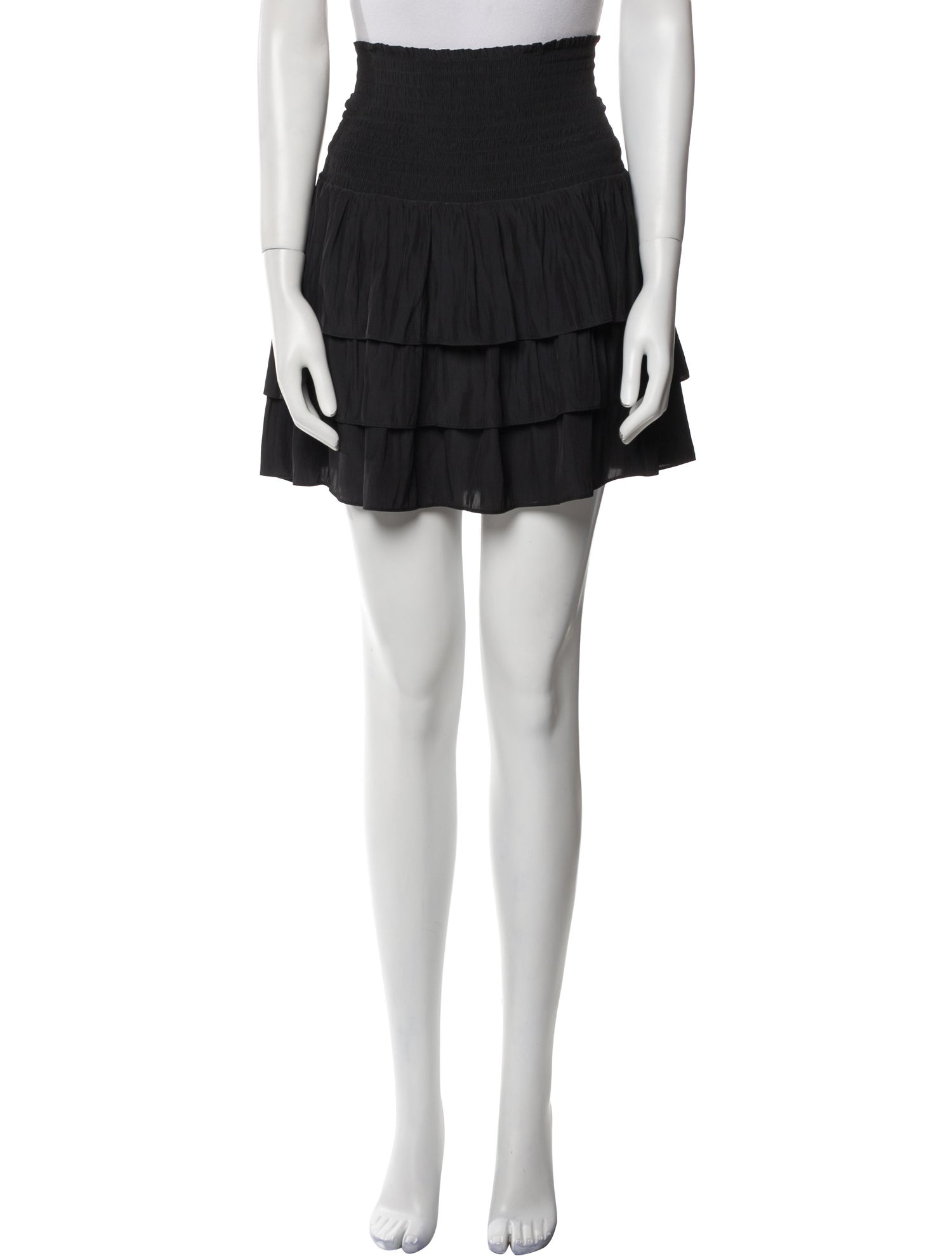 Ramy Brook Ruffle Embellishment Mini Skirt