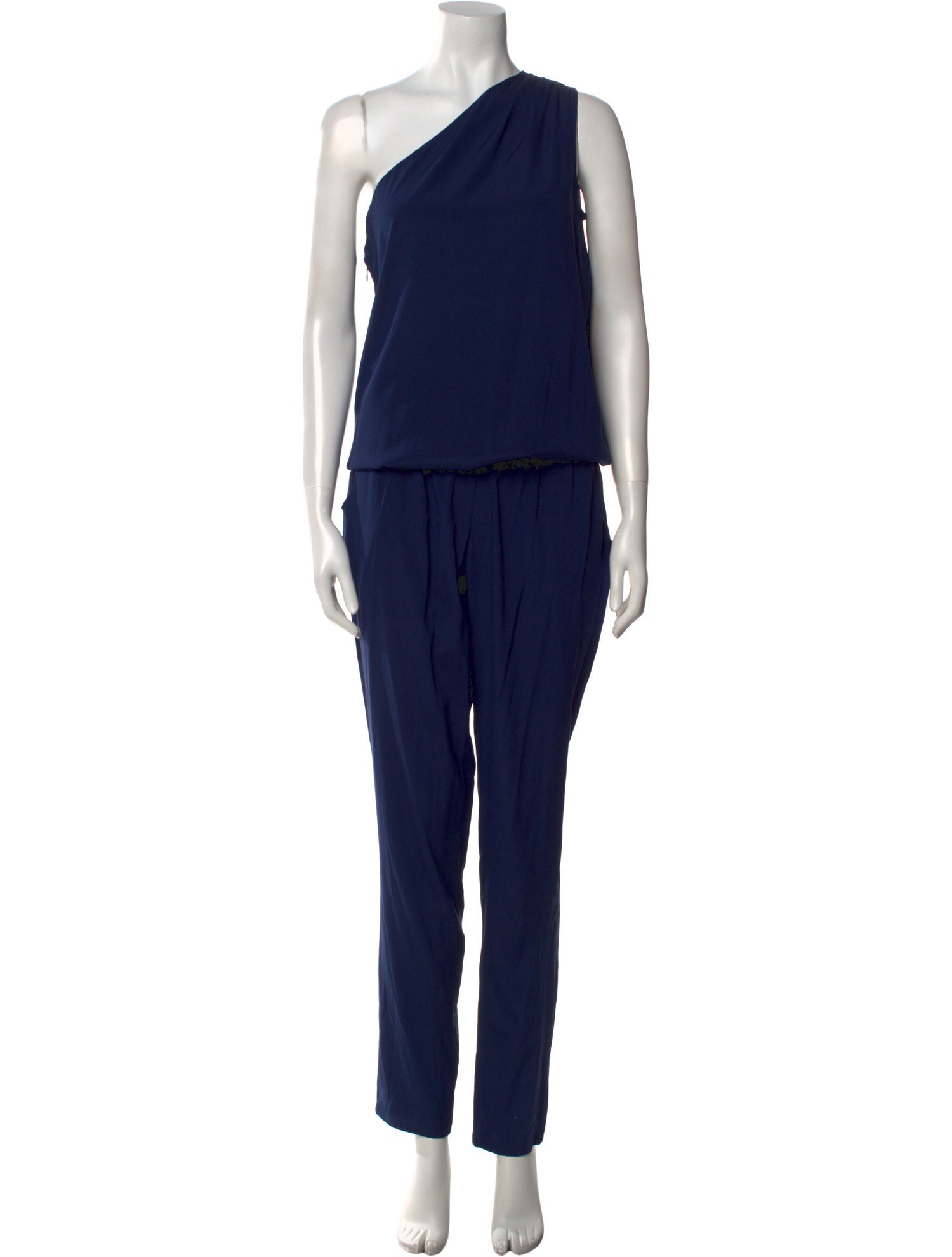 Ramy Brook Silk One-Shoulder Jumpsuit