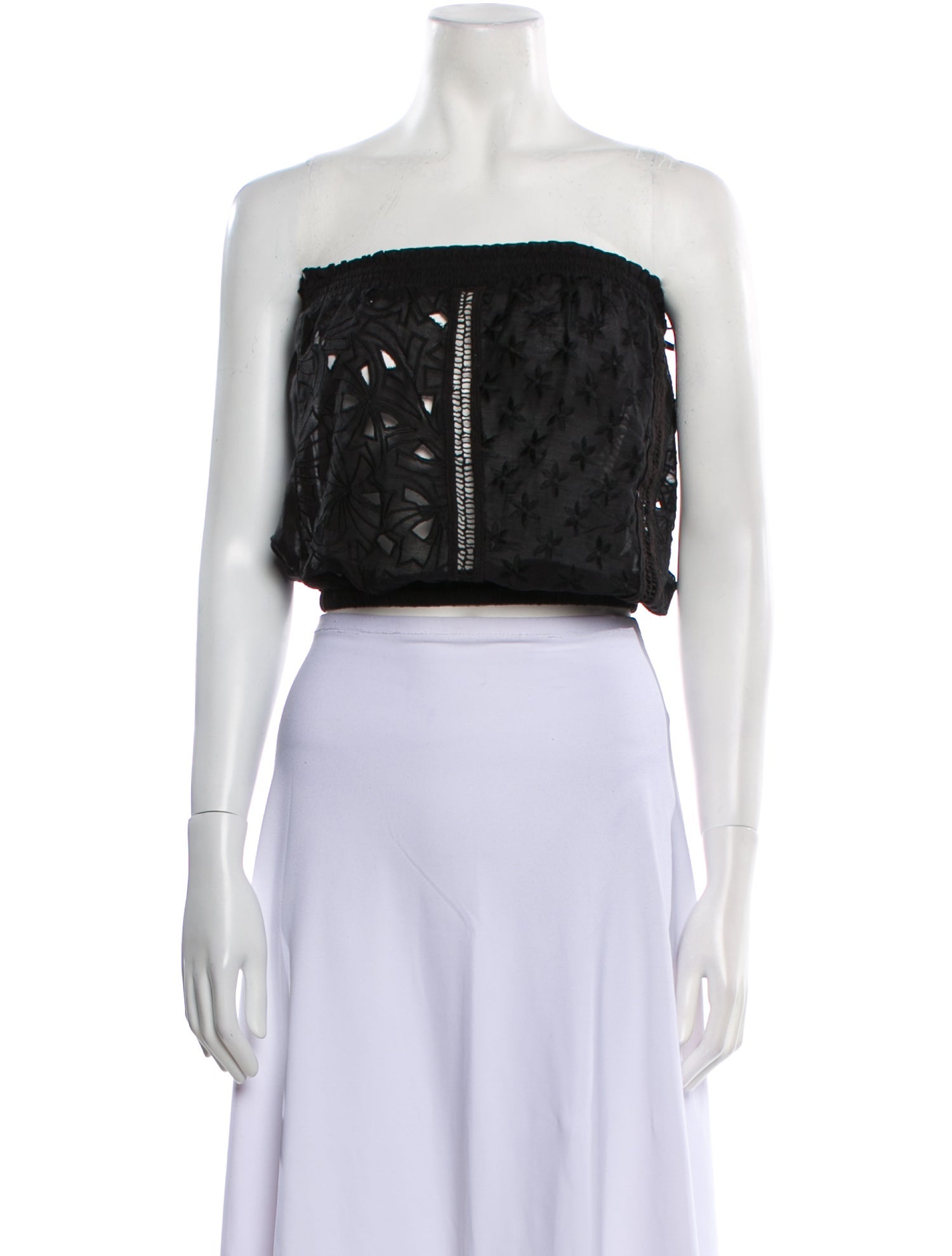 Ramy Brook Strapless Crop Top