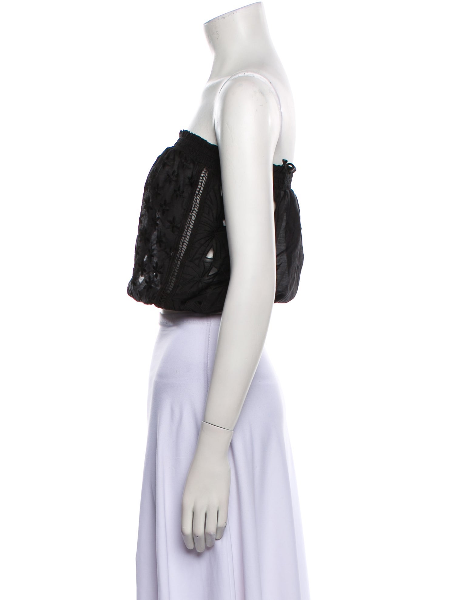 Ramy Brook Strapless Crop Top