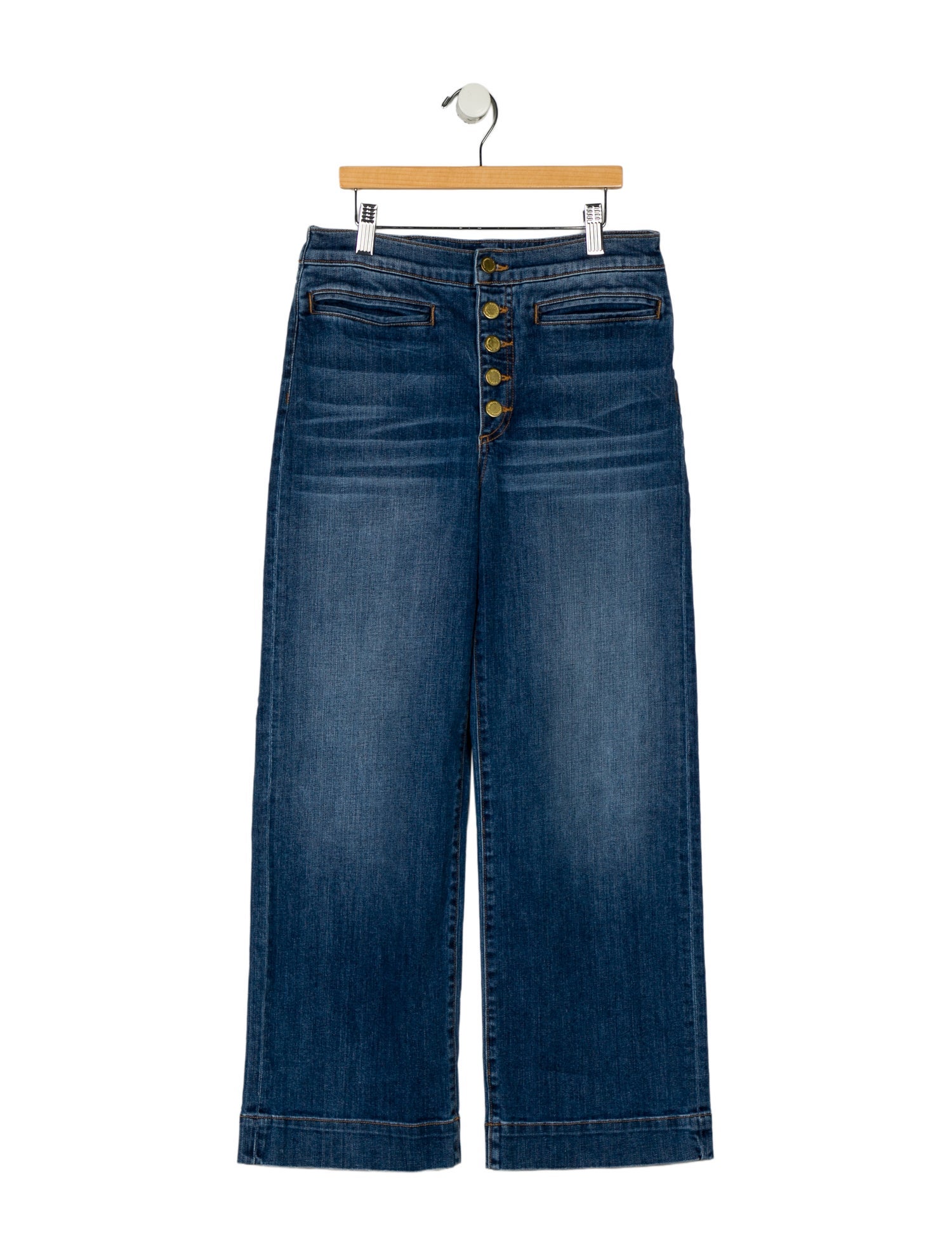 Ramy Brook Mid-Rise Straight Leg Jeans