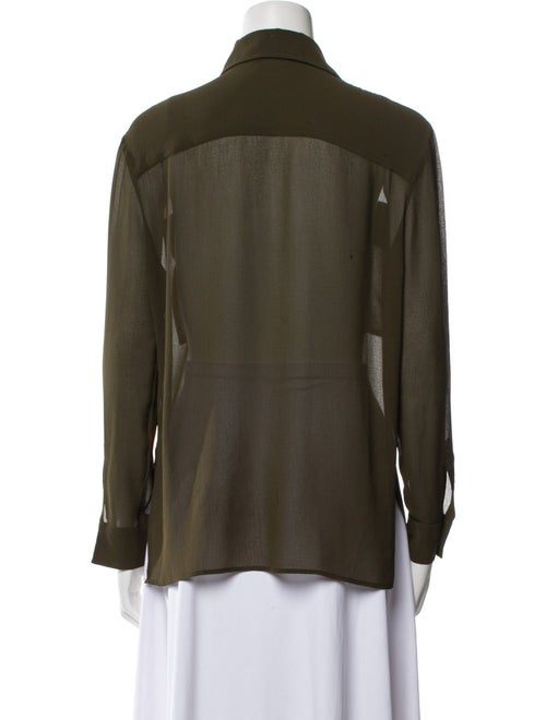 Ramy Brook Long Sleeve Button-Up Top