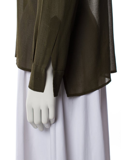 Ramy Brook Long Sleeve Button-Up Top