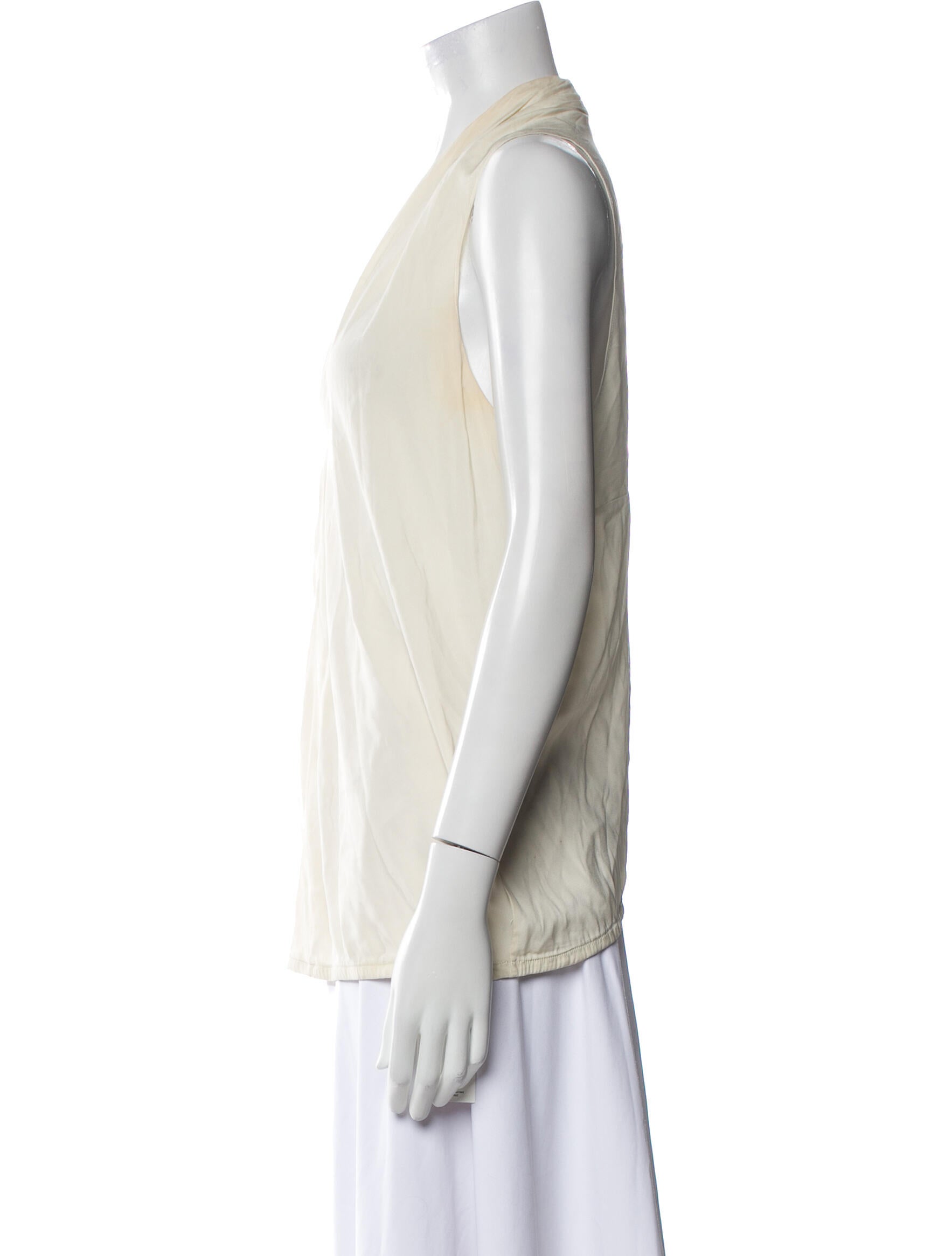 Ramy Brook Silk V-Neck Blouse