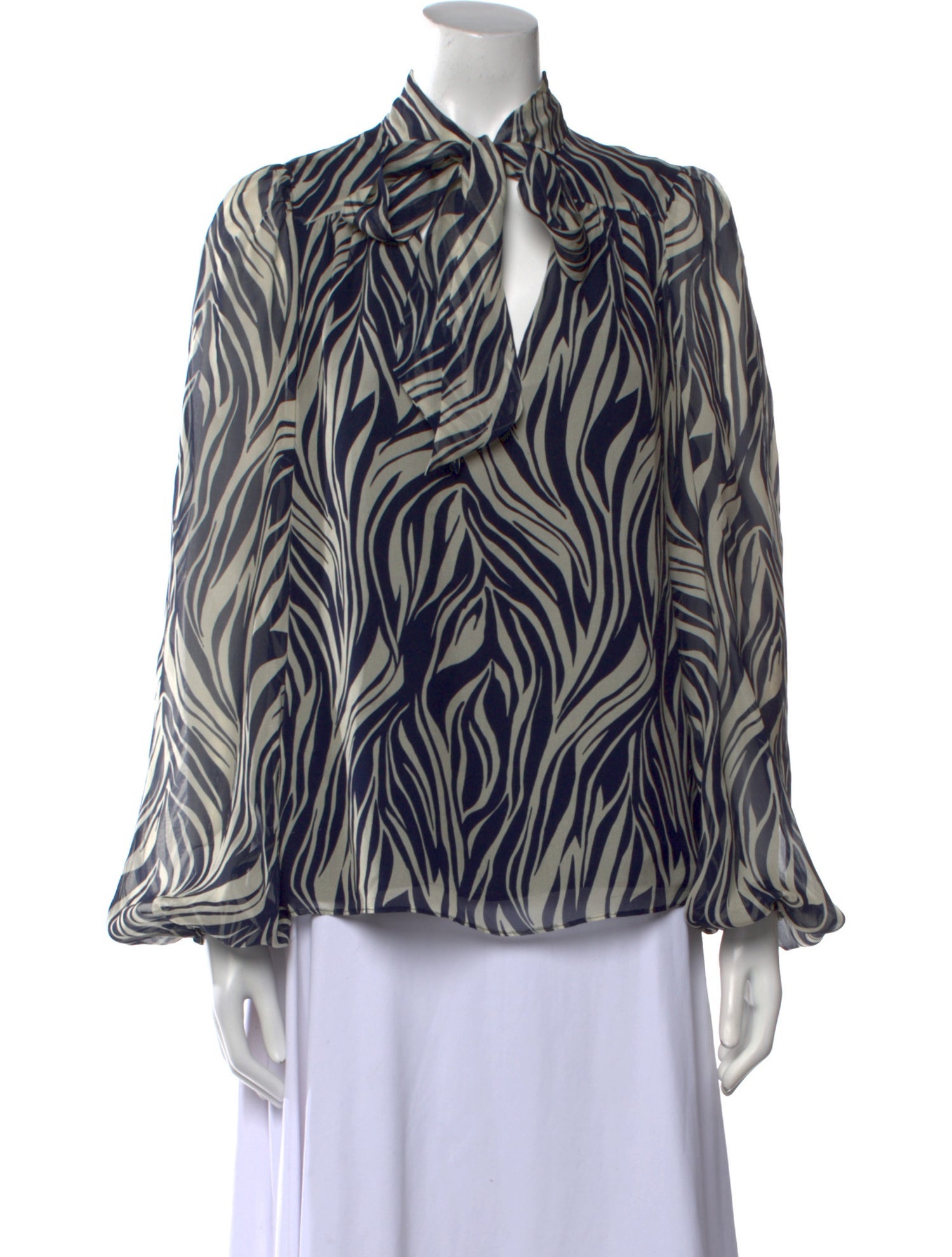 Ramy Brook Silk Printed Blouse