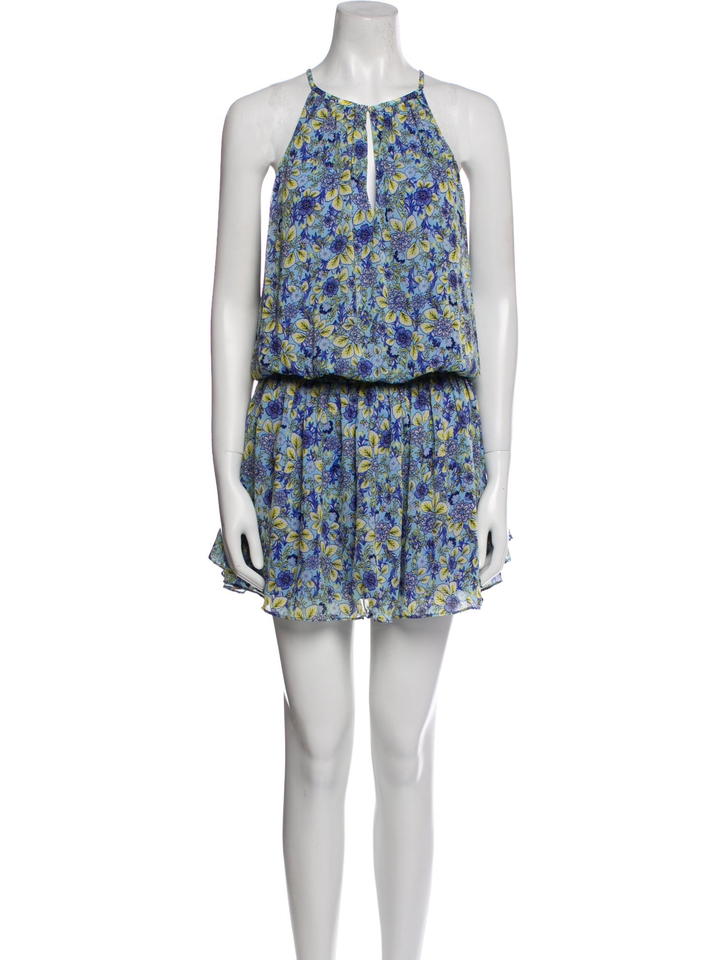 Ramy Brook Floral Print Knee-Length Dress