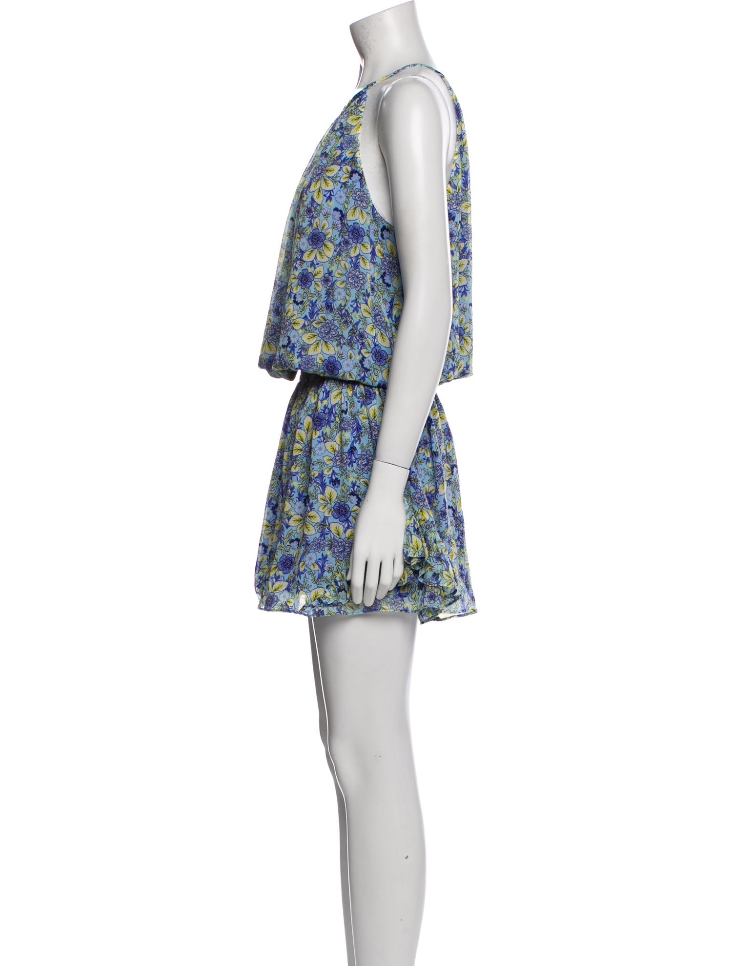 Ramy Brook Floral Print Knee-Length Dress