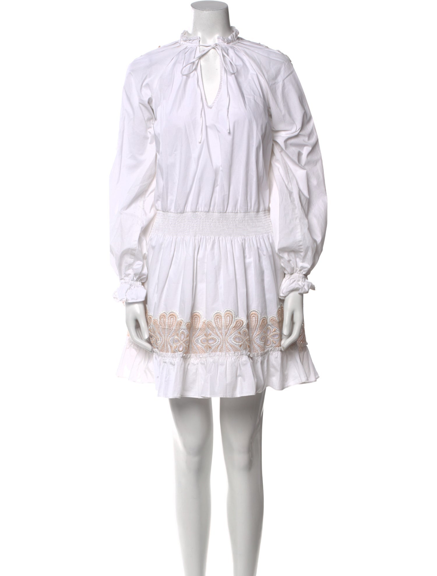 Ramy Brook Mock Neck Mini Dress