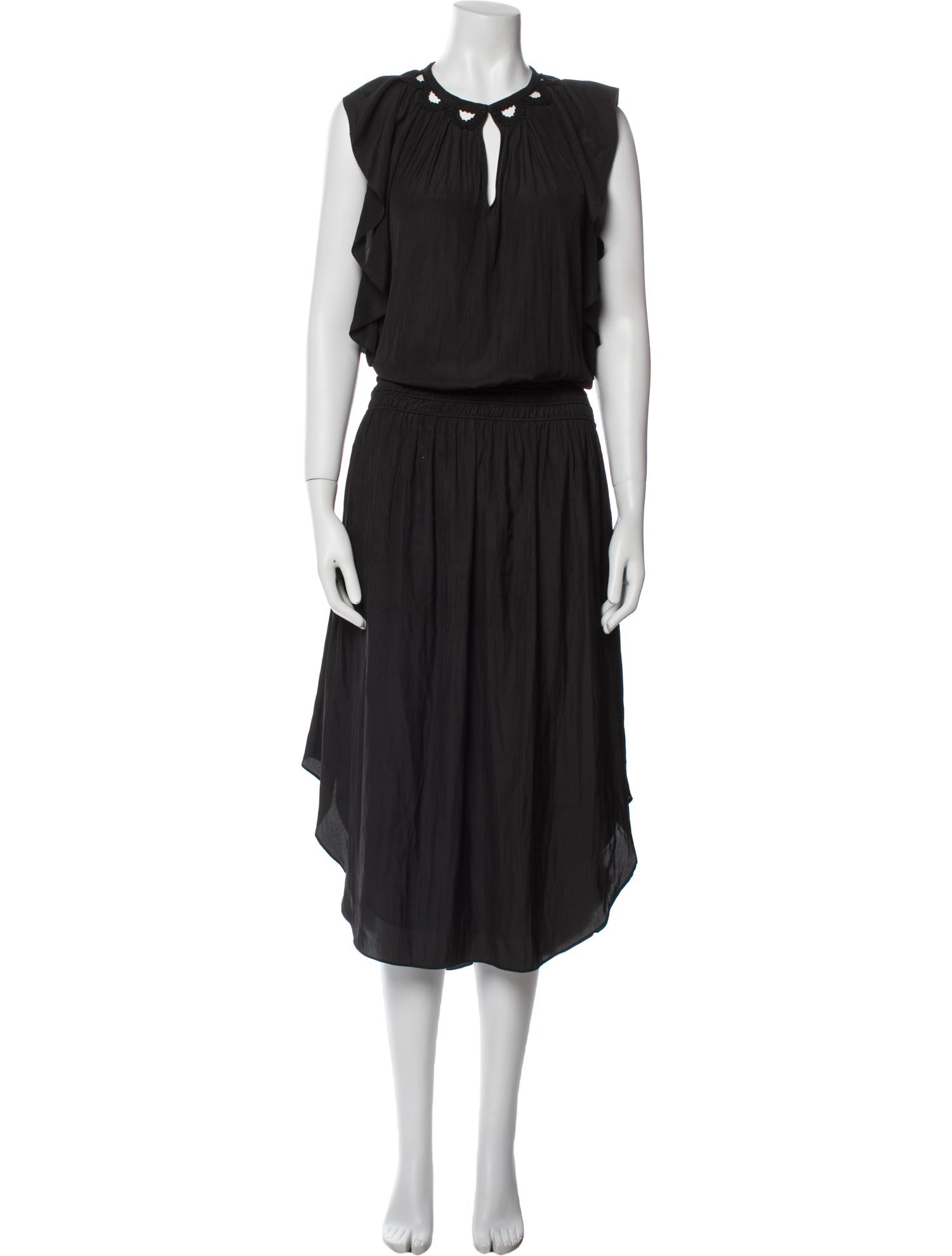 Ramy Brook Crew Neck Long Dress