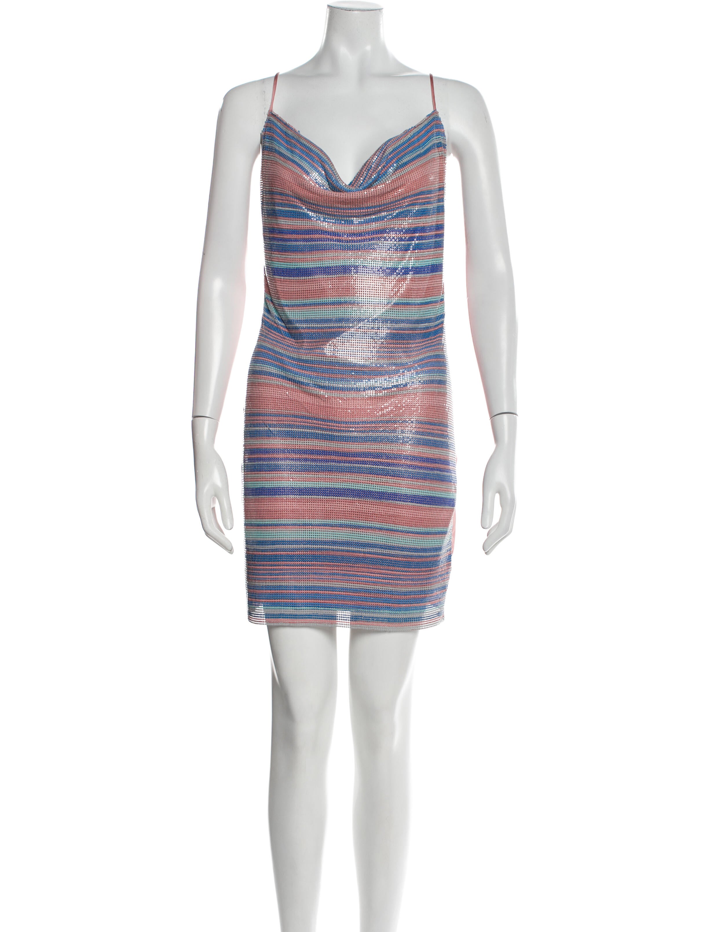 Ramy Brook Striped Mini Dress