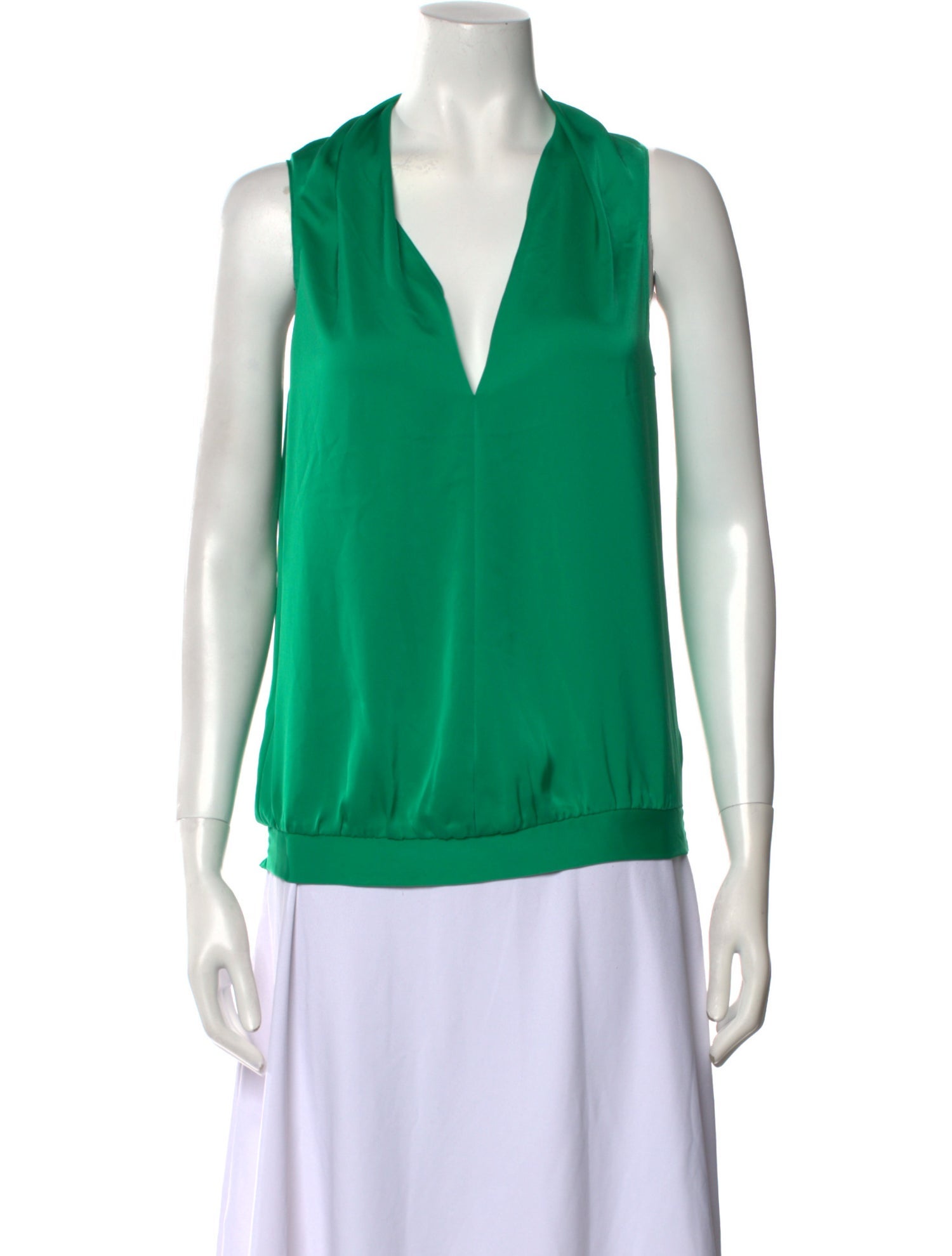 Ramy Brook Silk V-Neck Blouse