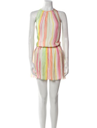 Ramy Brook Striped Mini Dress