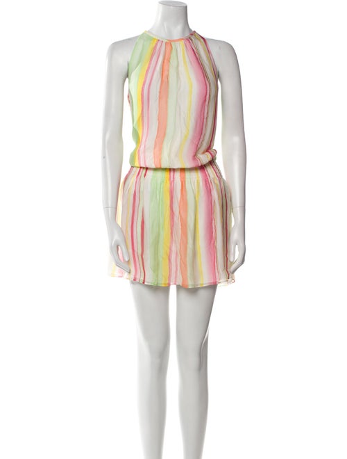 Ramy Brook Striped Mini Dress