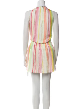 Ramy Brook Striped Mini Dress