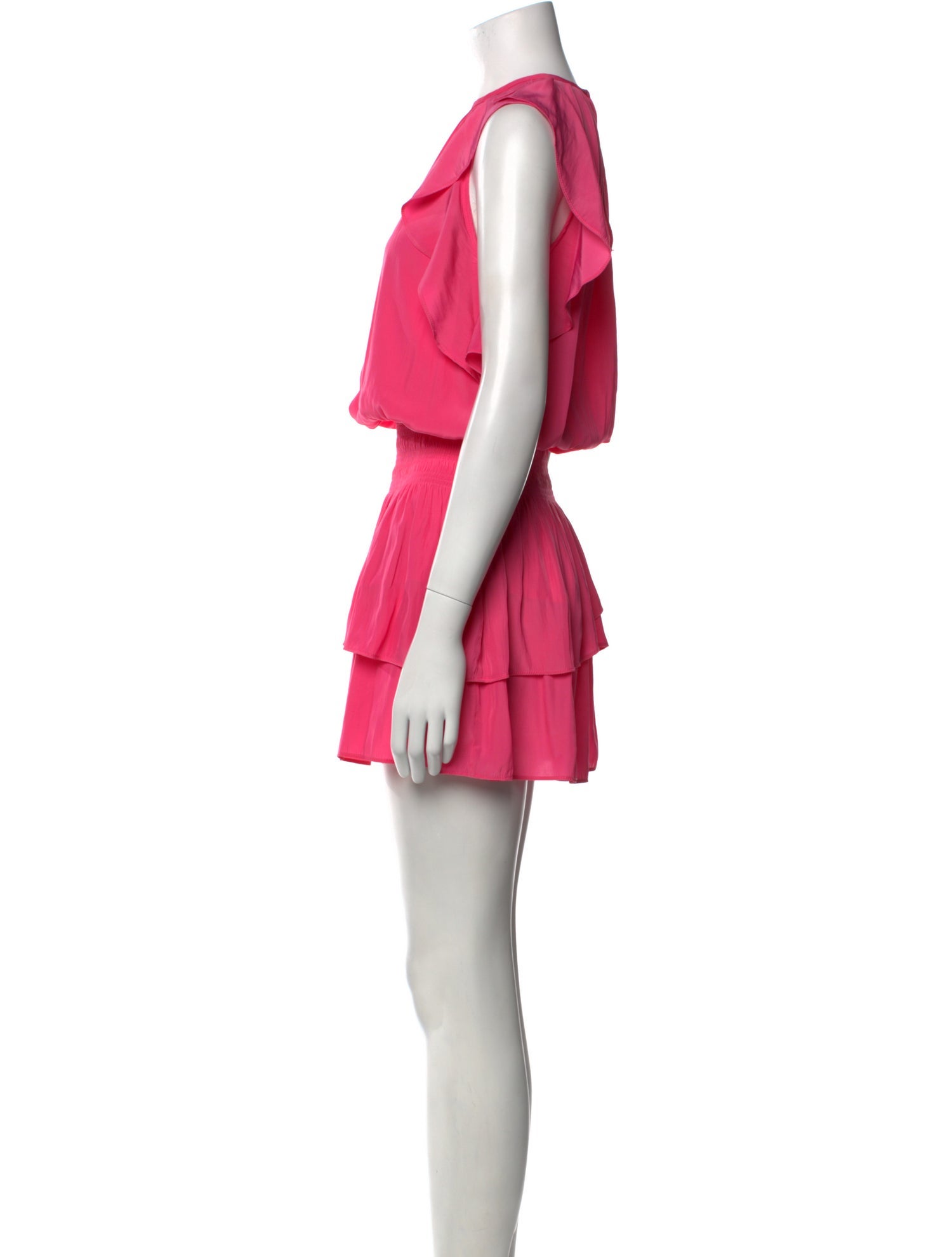 Ramy Brook Crew Neck Mini Dress