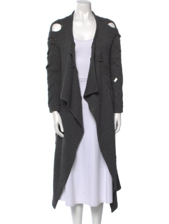 Ramy Brook Merino Wool Open Front Sweater