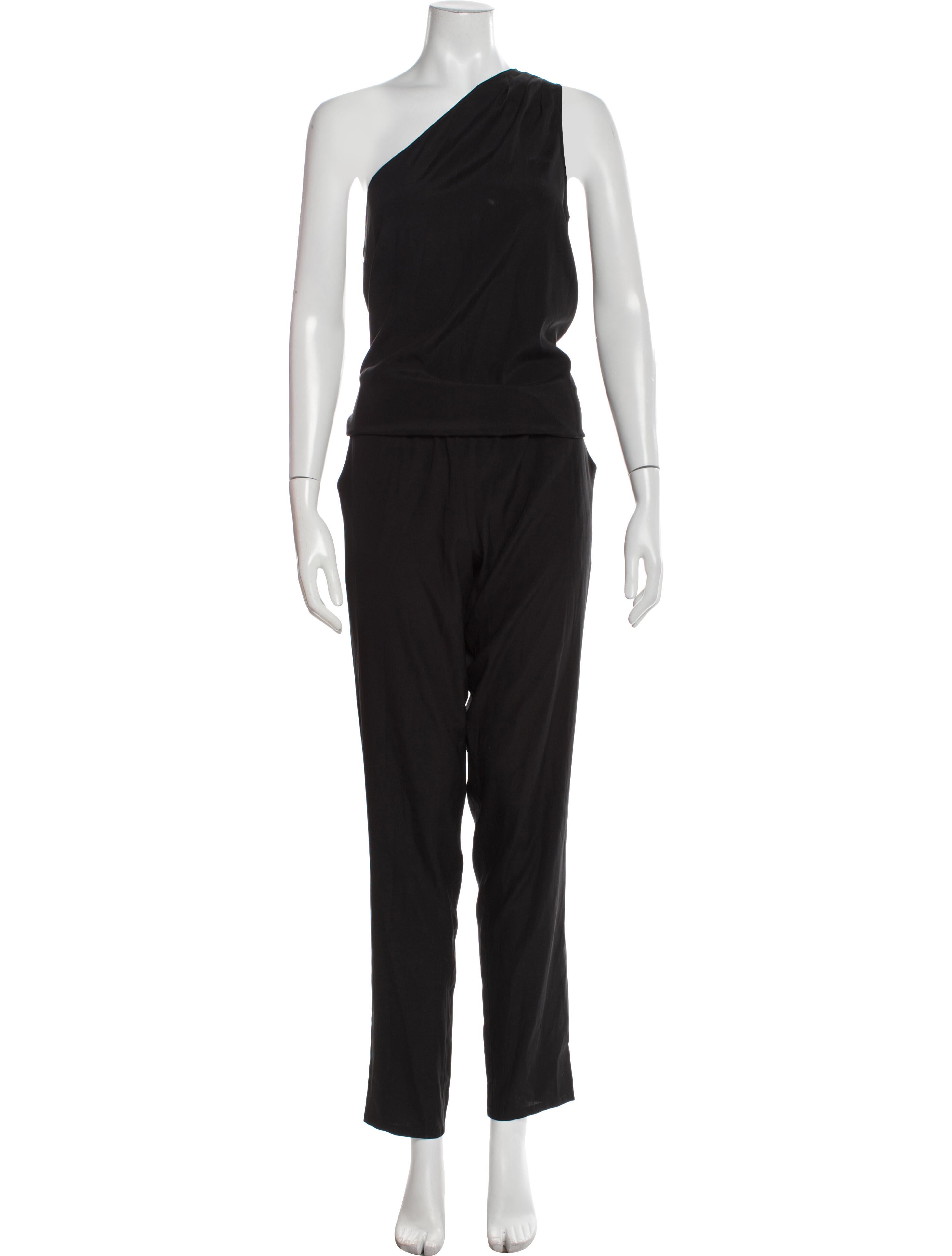 Ramy Brook Silk One-Shoulder Jumpsuit w/ Tags