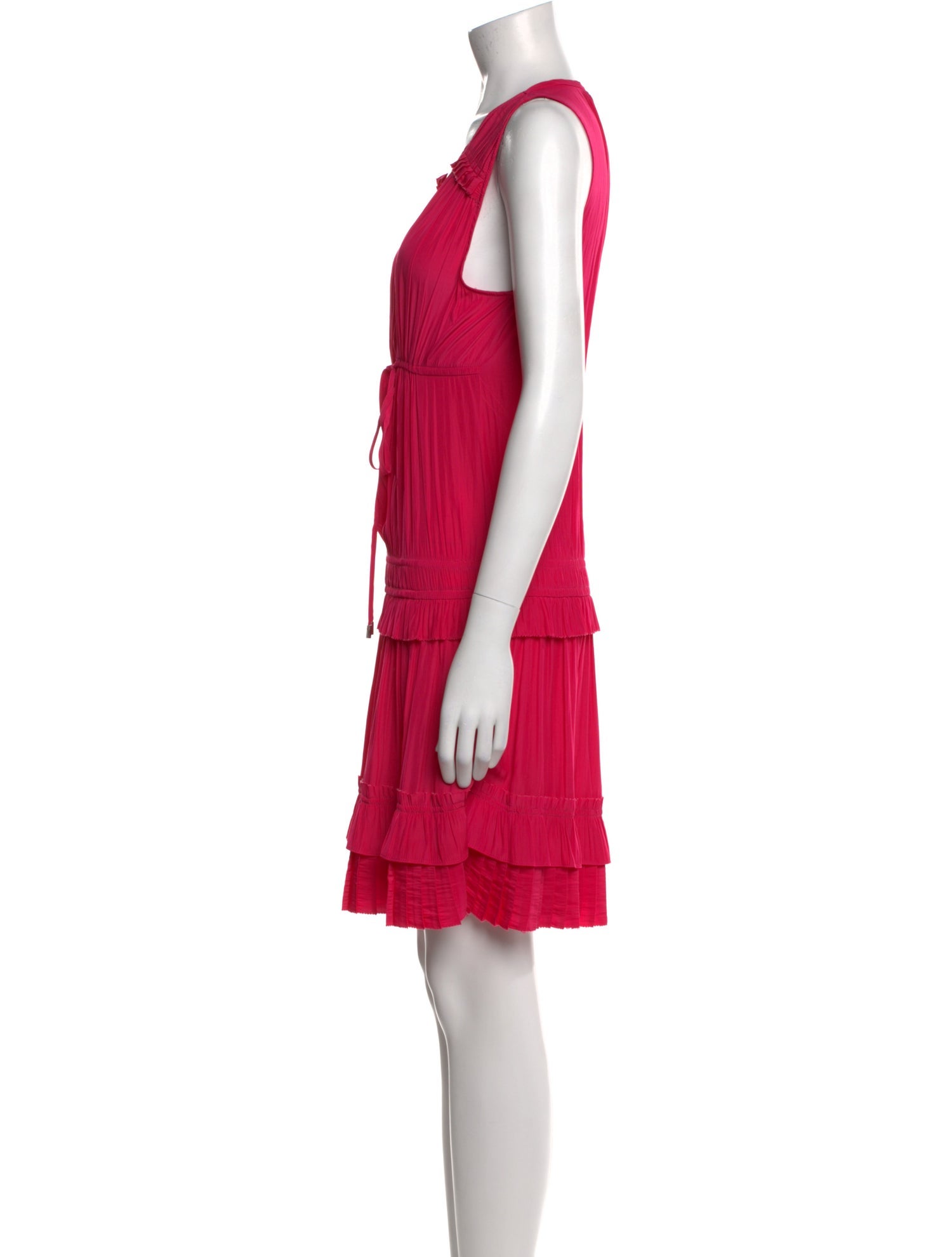 Ramy Brook V-Neck Knee-Length Dress