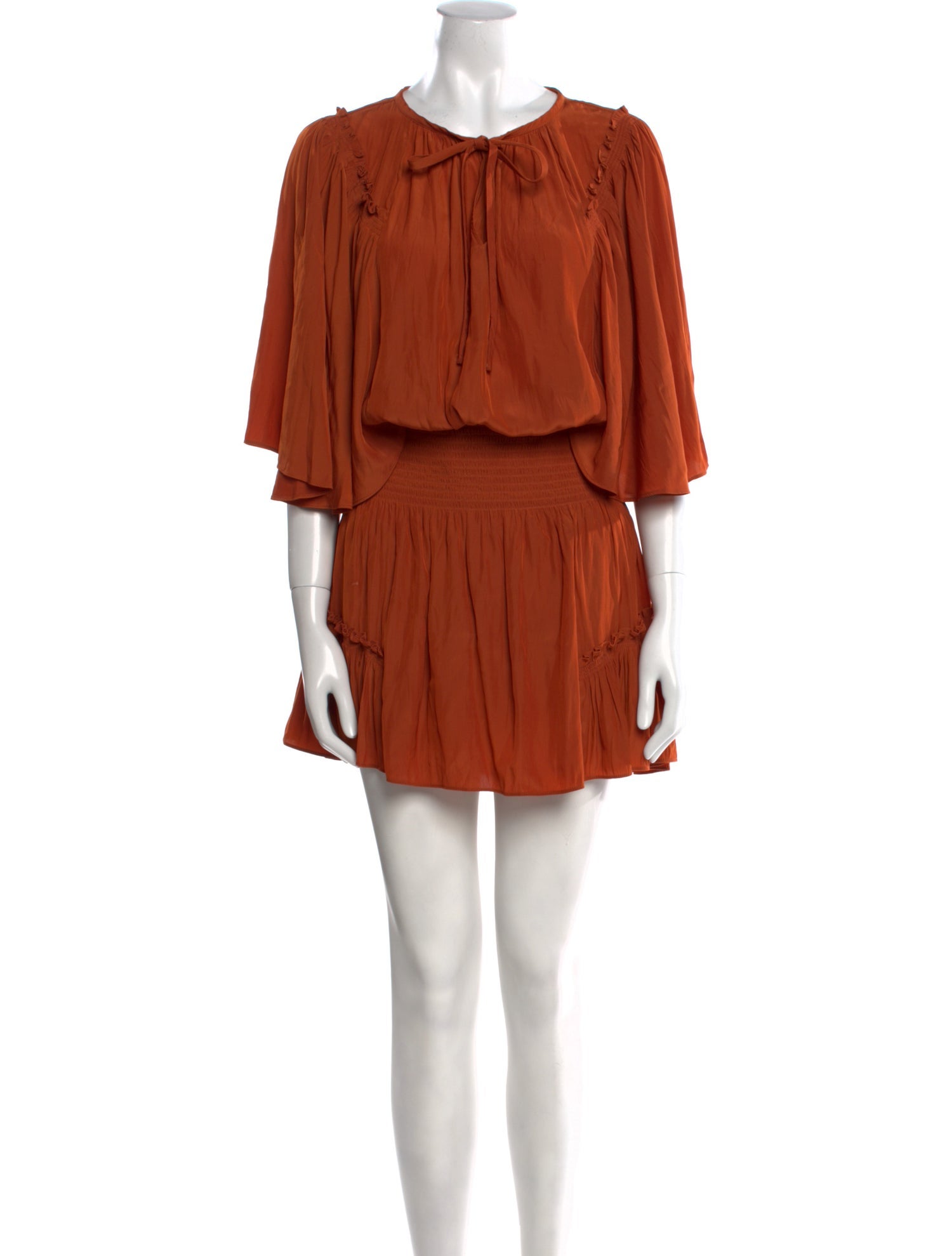 Ramy Brook Crew Neck Mini Dress