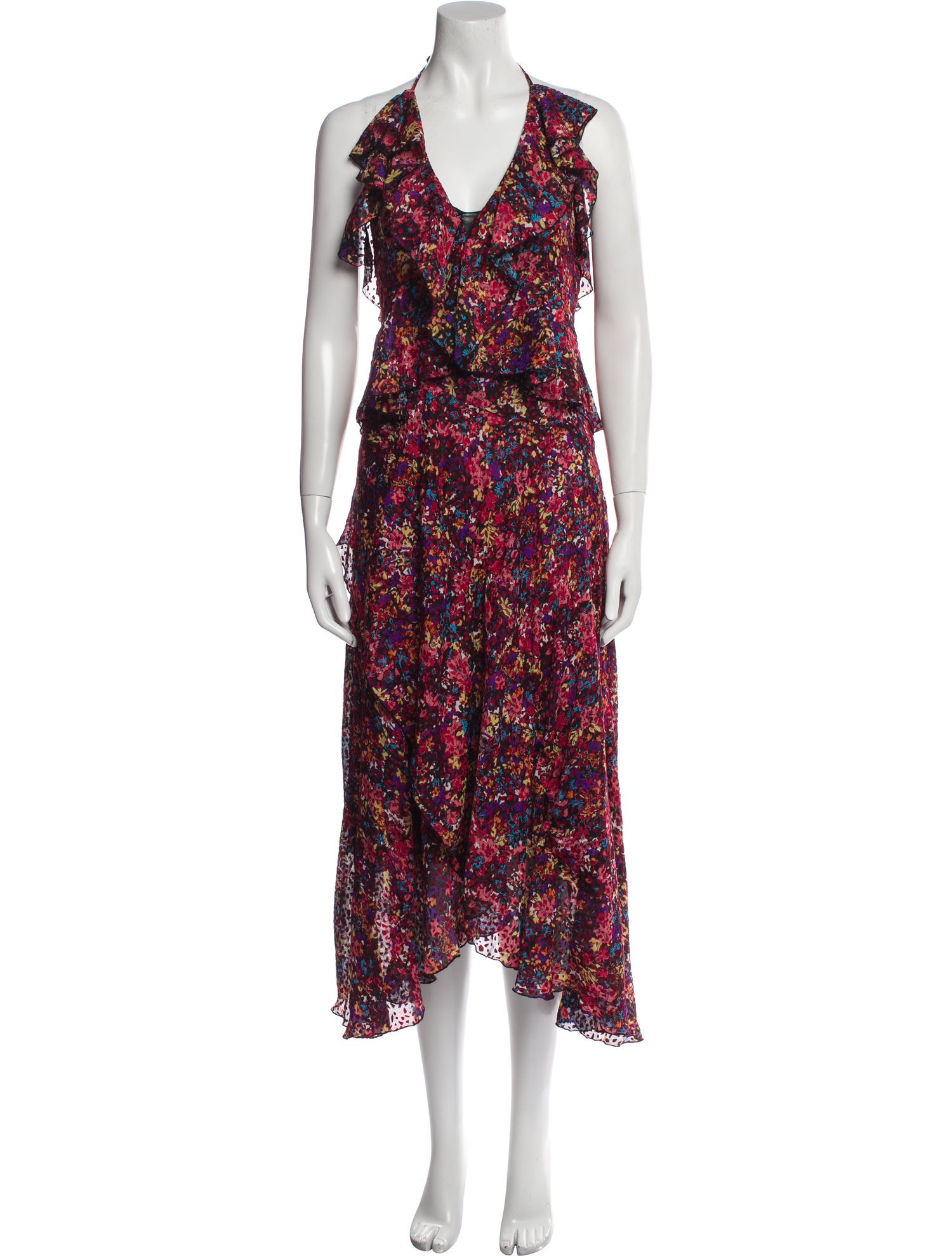 Ramy Brook Floral Print Long Dress w/ Tags