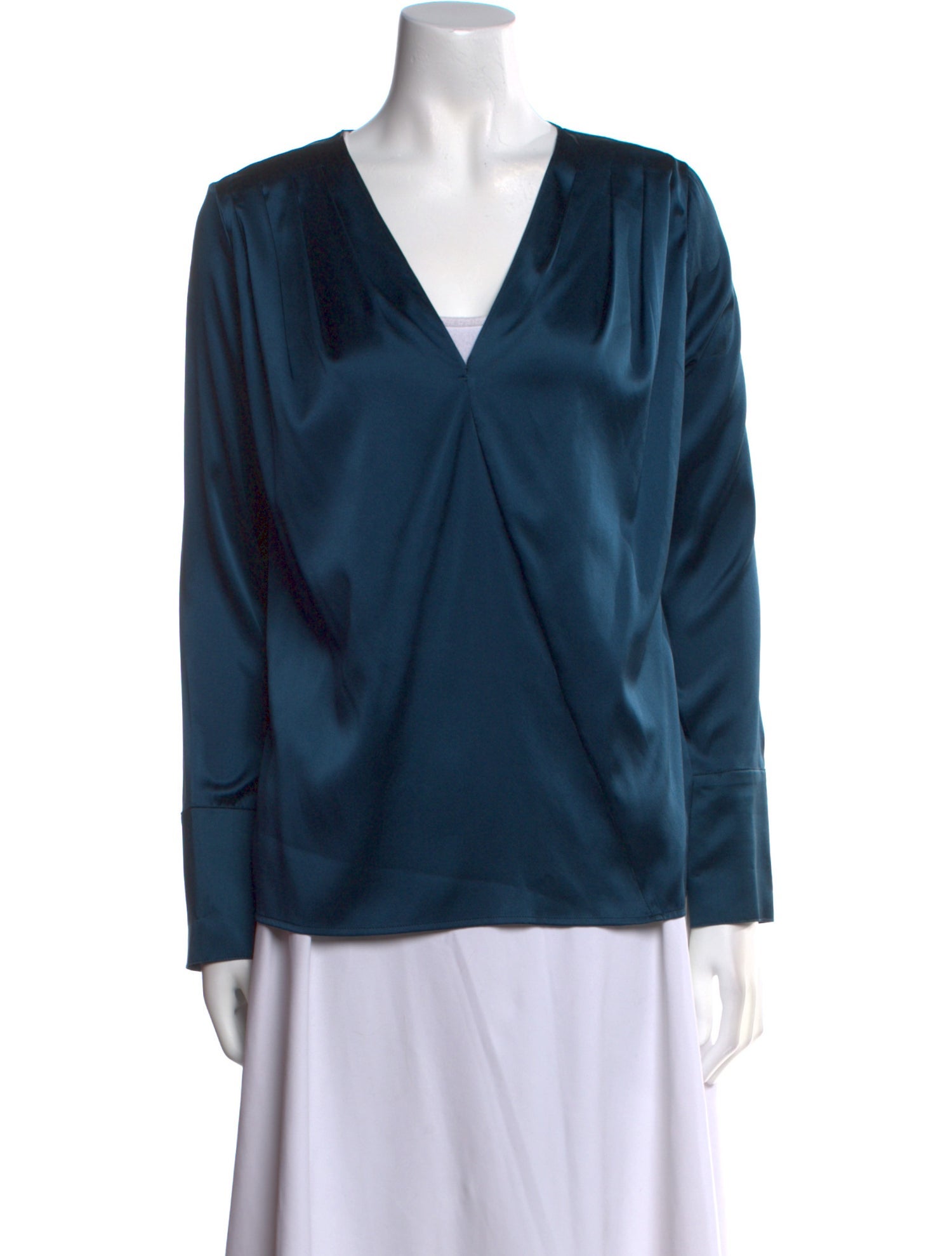 Ramy Brook Silk V-Neck Blouse