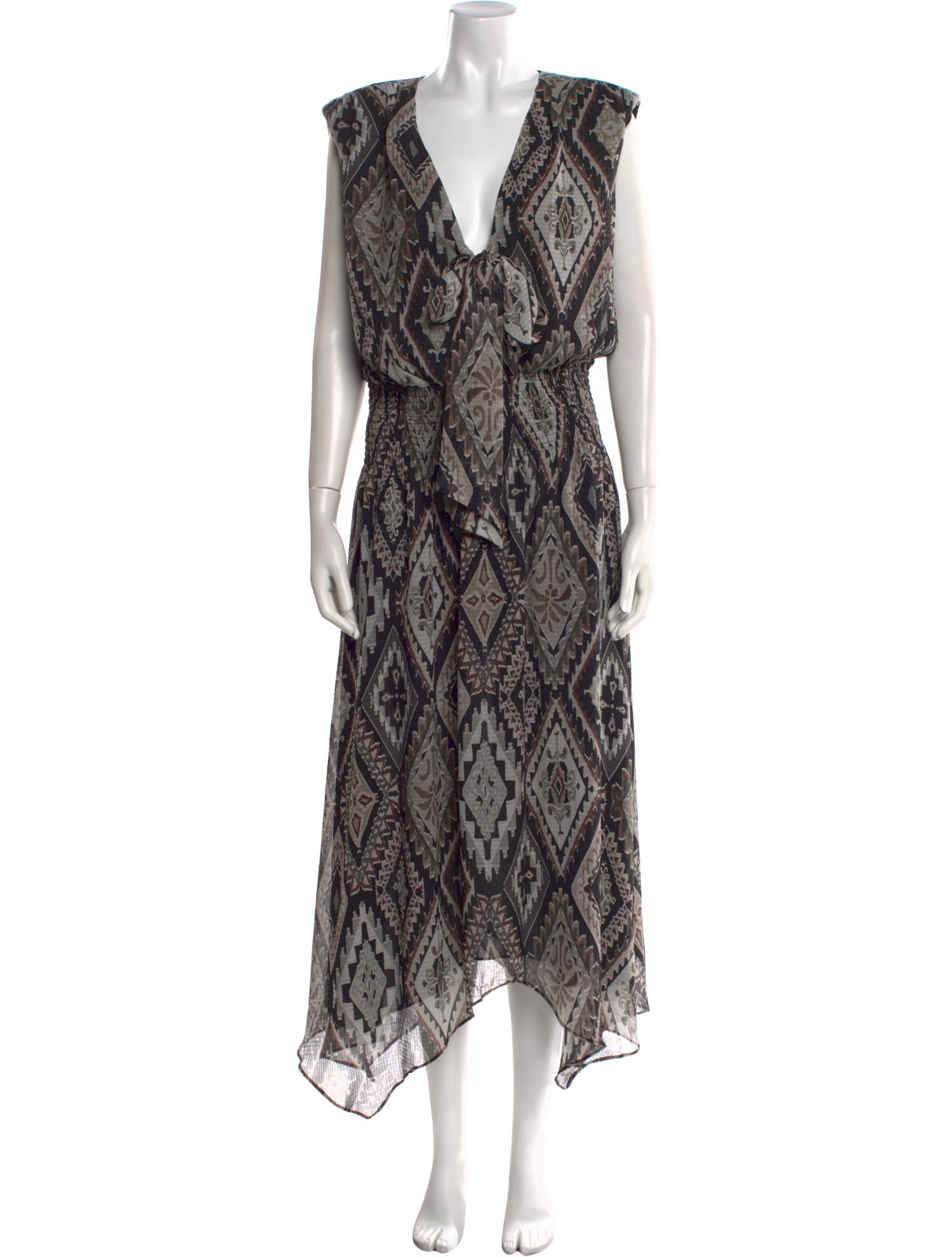 Ramy Brook Paisley Print Long Dress w/ Tags