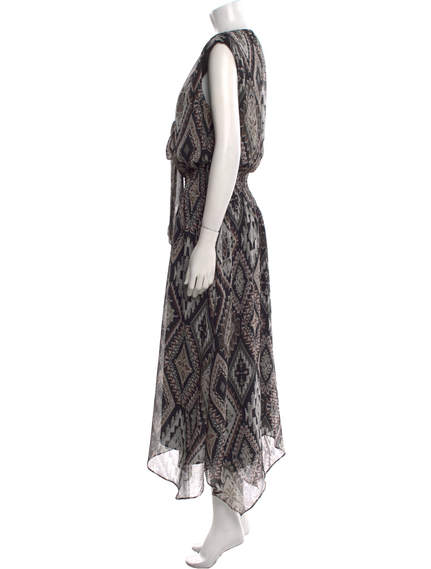 Ramy Brook Paisley Print Long Dress w/ Tags