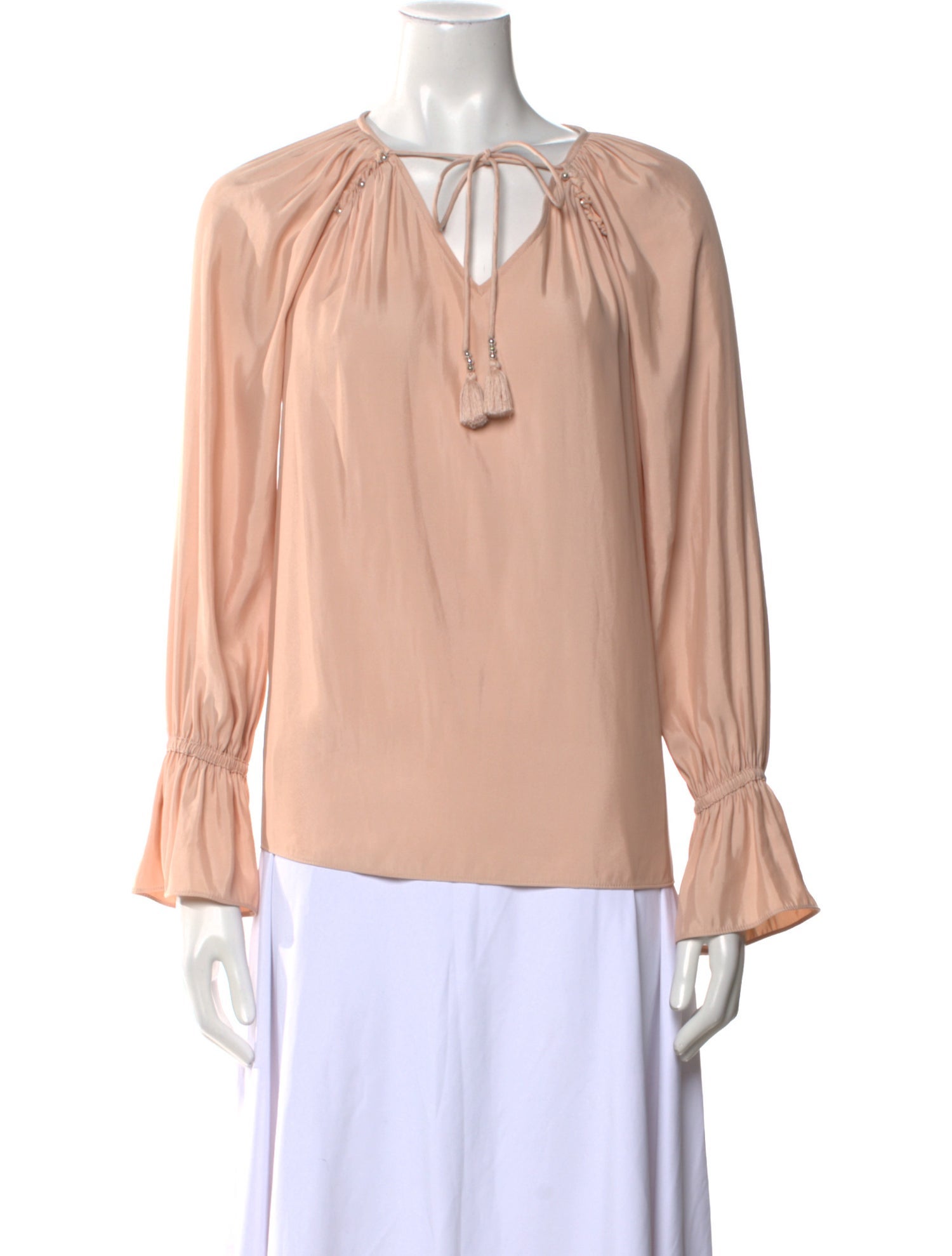 Ramy Brook V-Neck Long Sleeve Blouse
