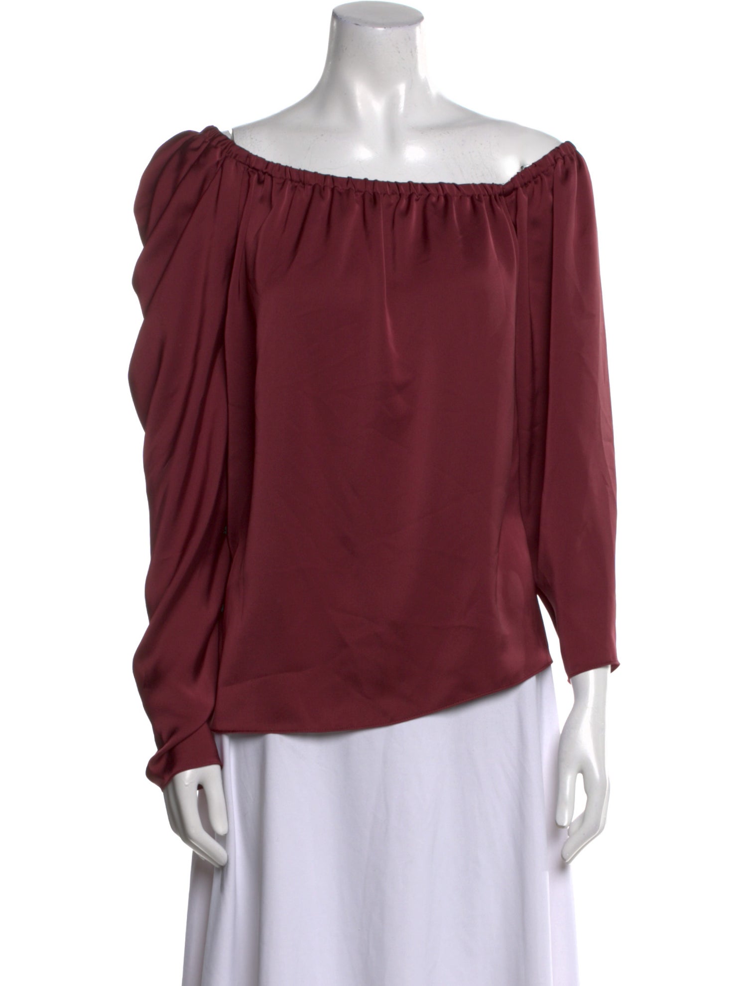 Ramy Brook Off-The-Shoulder Long Sleeve Blouse