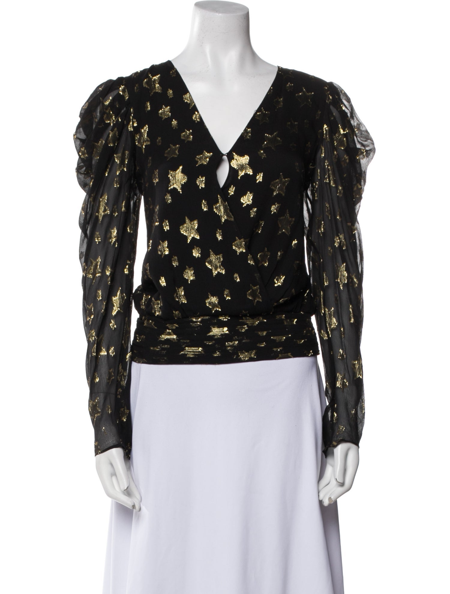 Ramy Brook Silk Printed Blouse