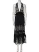 Ramy Brook Lace Pattern Long Dress