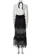 Ramy Brook Lace Pattern Long Dress