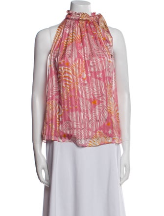 Ramy Brook Silk Printed Blouse