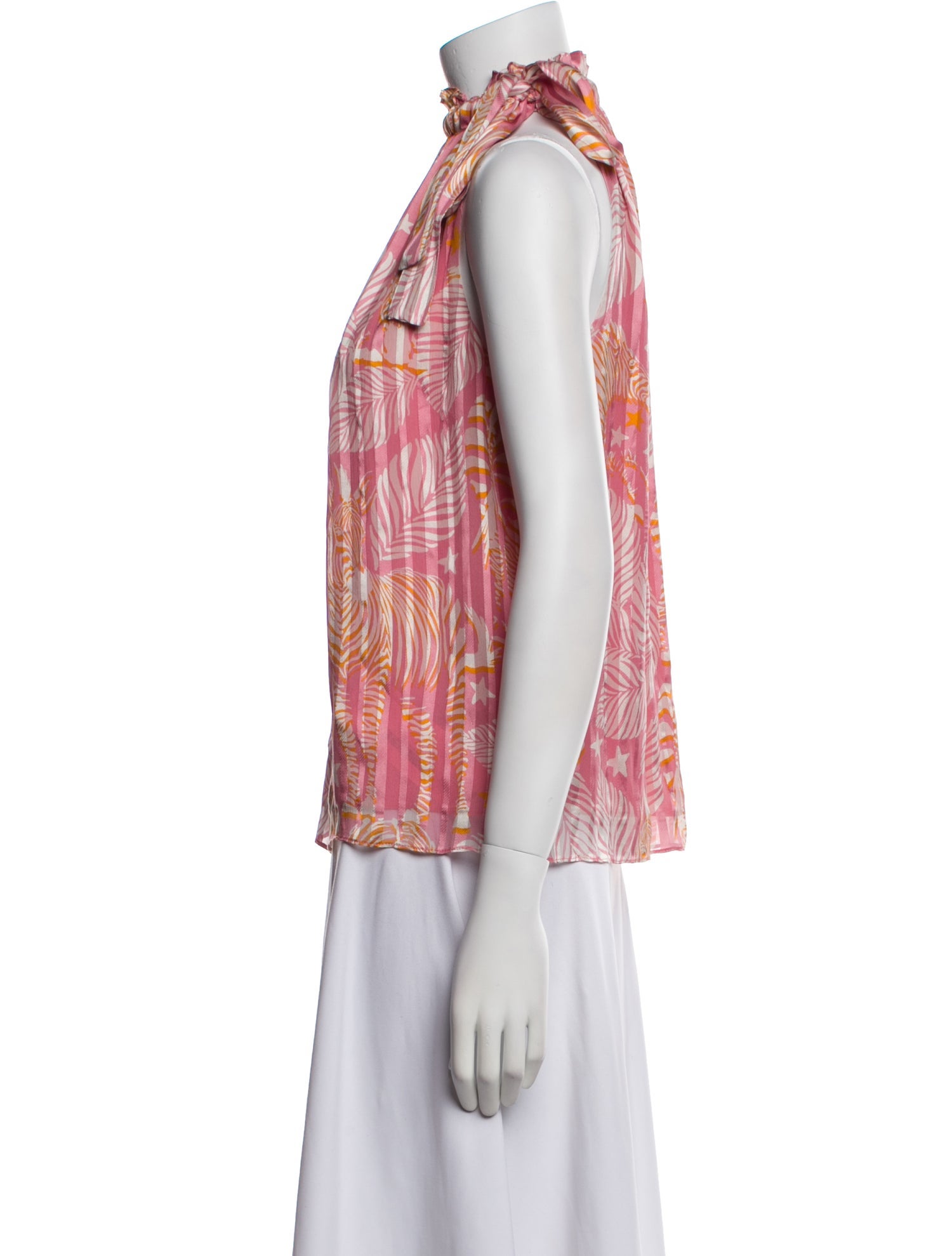 Ramy Brook Silk Printed Blouse