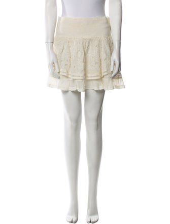 Ramy Brook Lace Pattern Mini Skirt