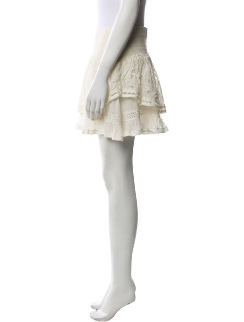 Ramy Brook Lace Pattern Mini Skirt
