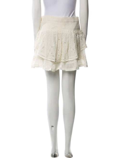 Ramy Brook Lace Pattern Mini Skirt
