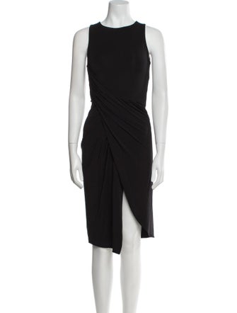Ramy Brook Crew Neck Knee-Length Dress