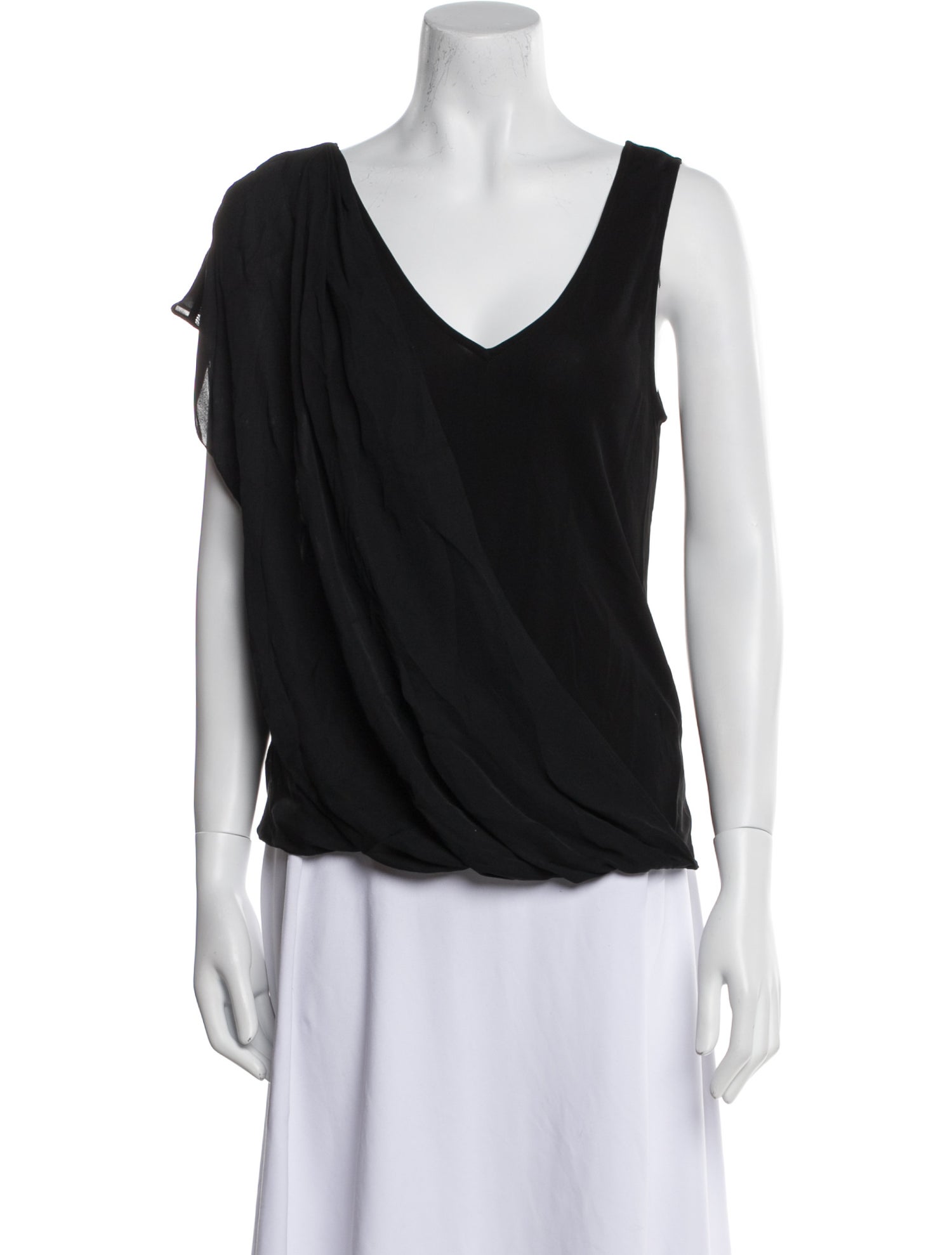 Ramy Brook Silk V-Neck Top