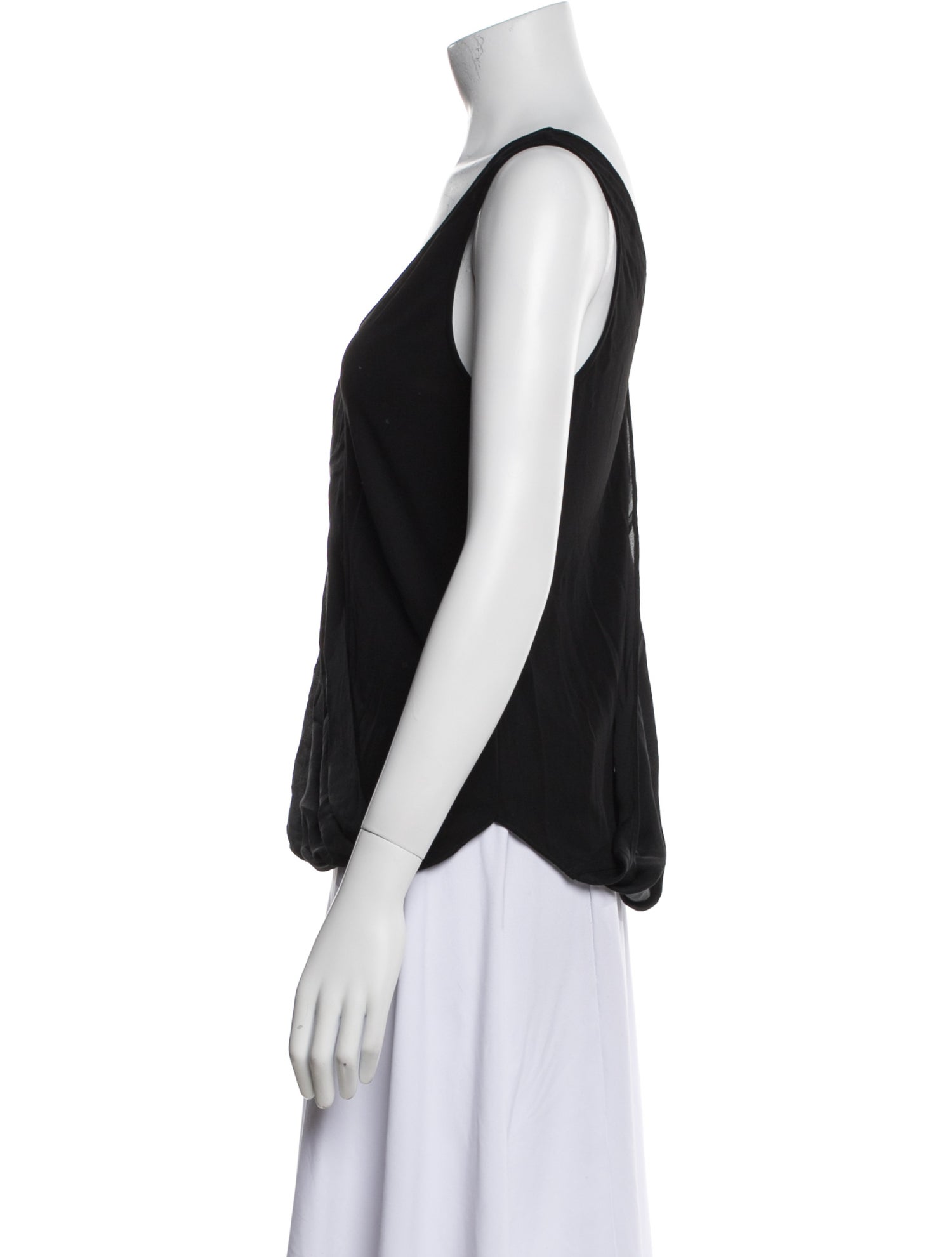 Ramy Brook Silk V-Neck Top