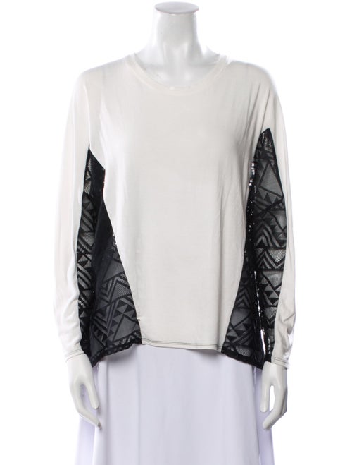 Ramy Brook Scoop Neck Long Sleeve T-Shirt