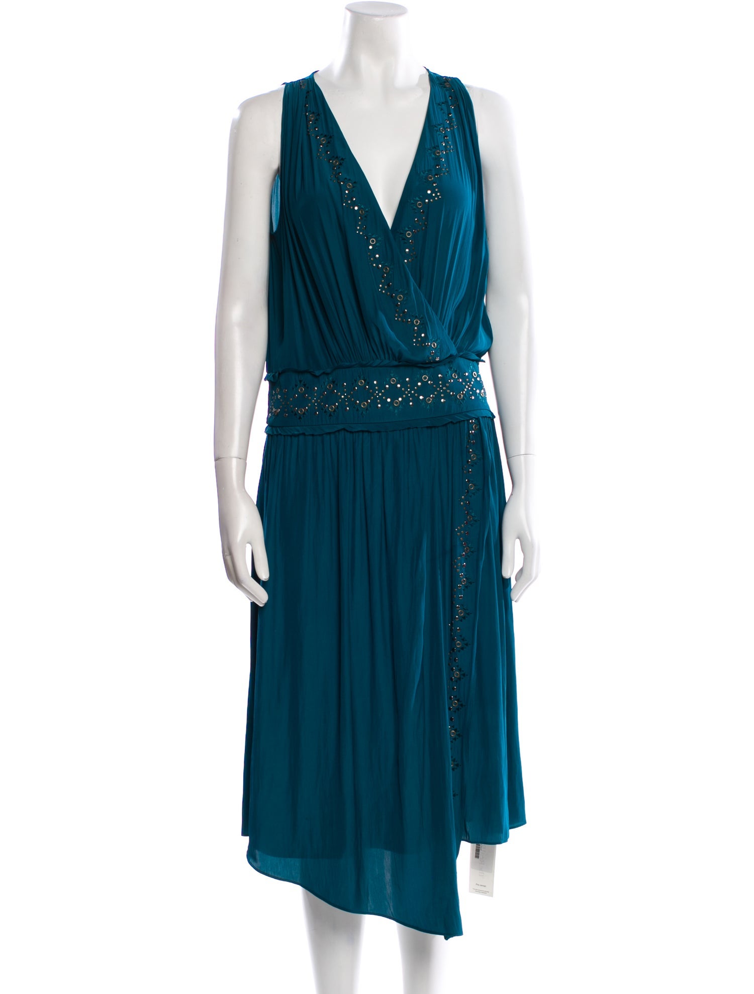 Ramy Brook V-Neck Midi Length Dress