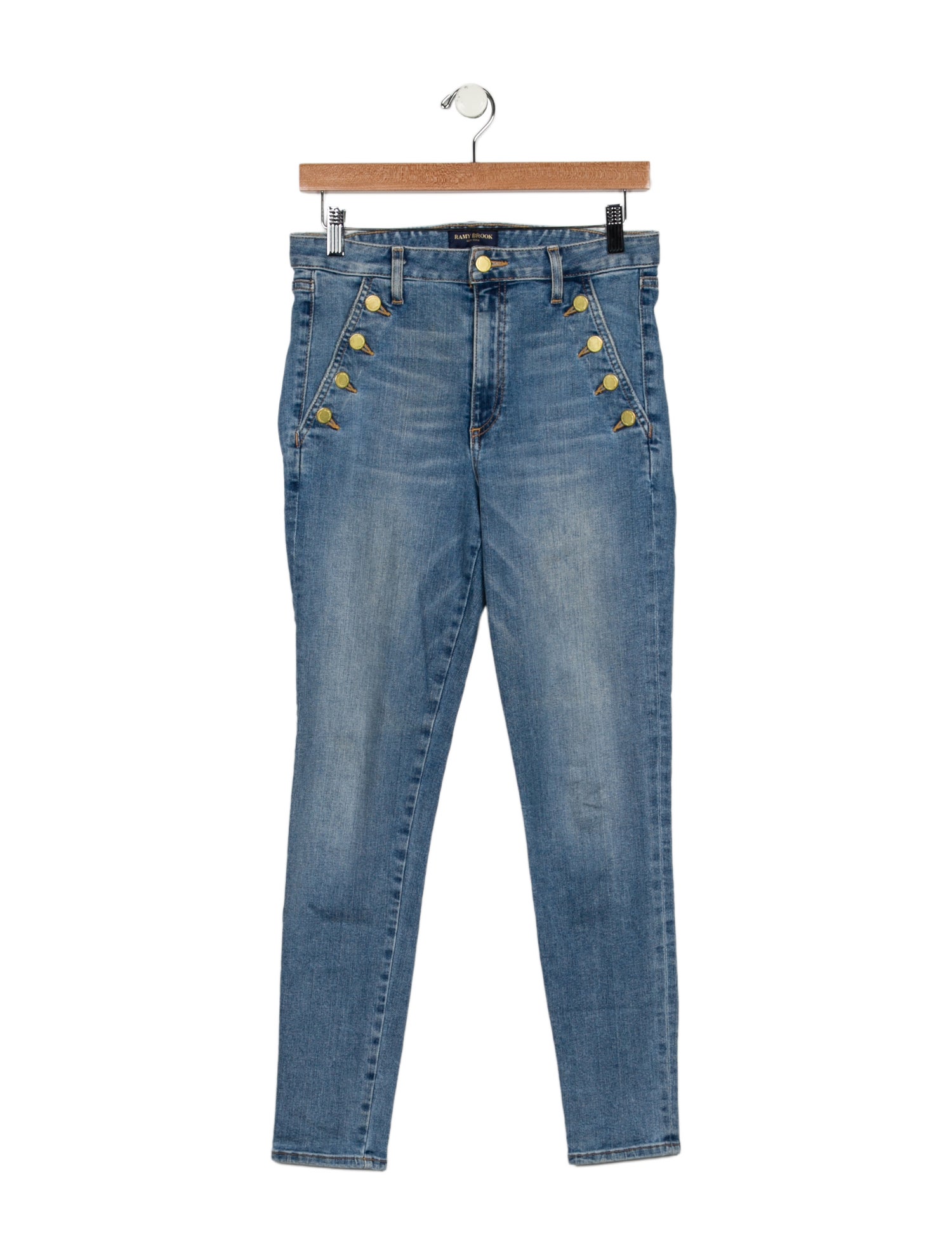 Ramy Brook Mid-Rise Skinny Leg Jeans