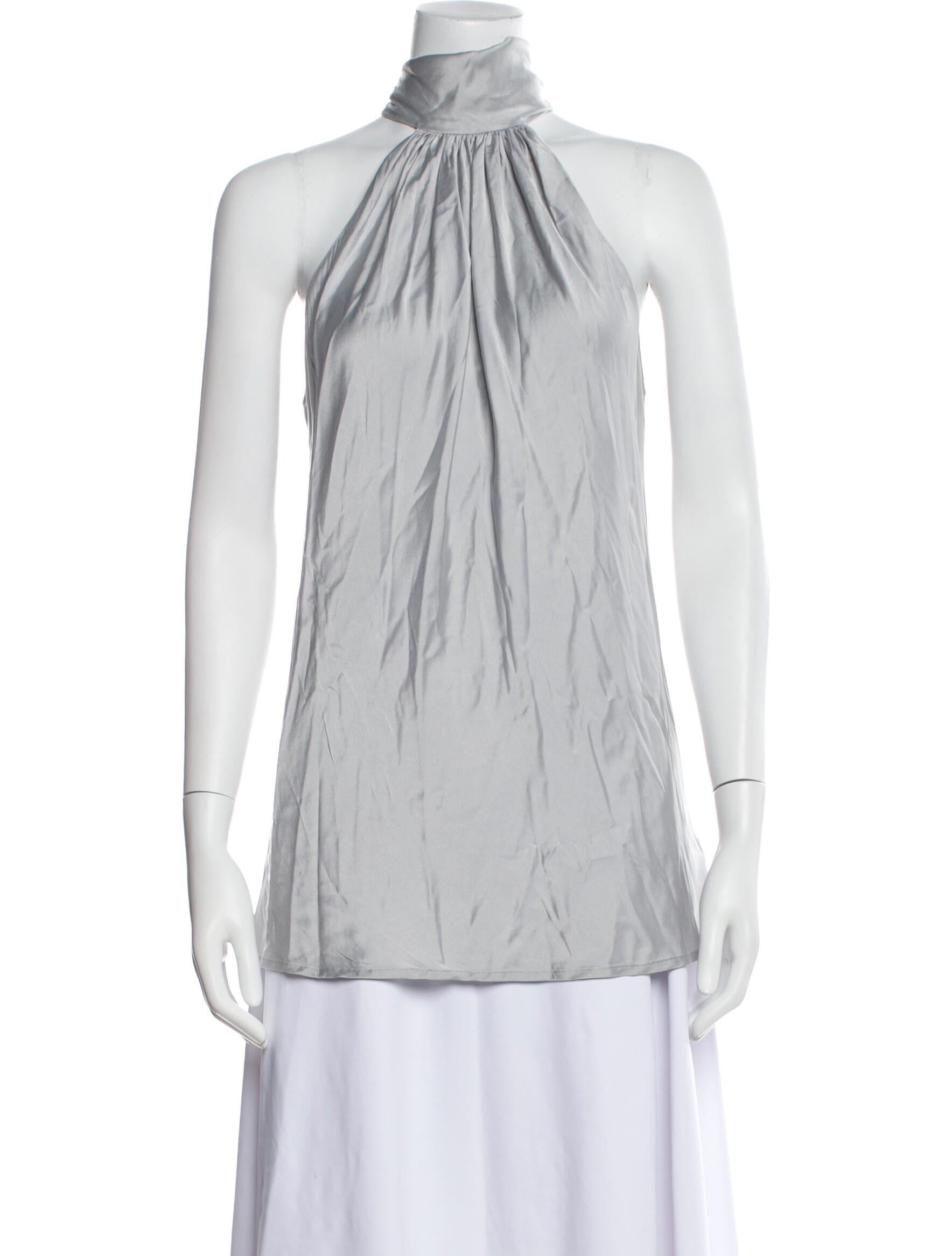 Ramy Brook Silk Halterneck Top