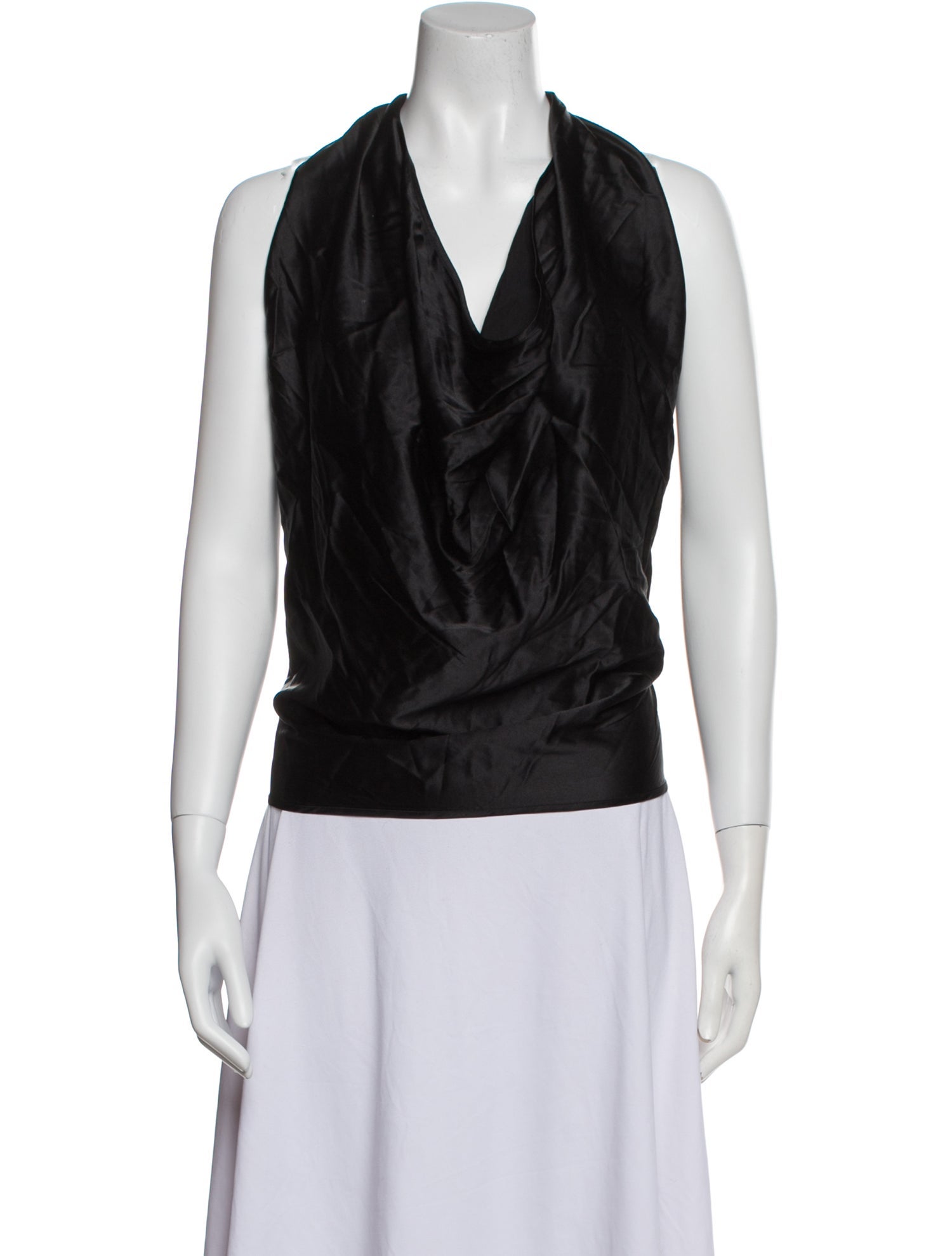 Ramy Brook Silk Cowl Neck Top w/ Tags