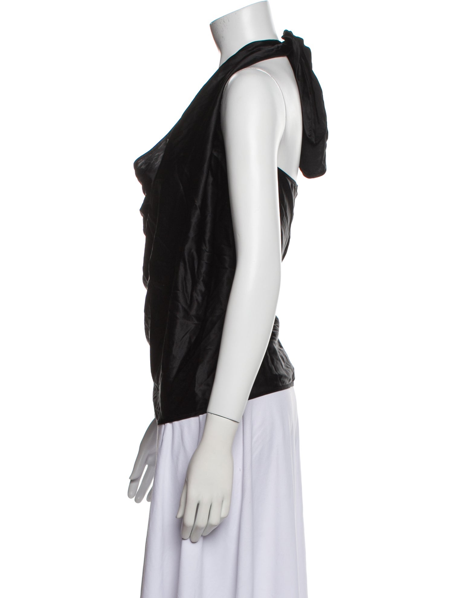 Ramy Brook Silk Cowl Neck Top w/ Tags