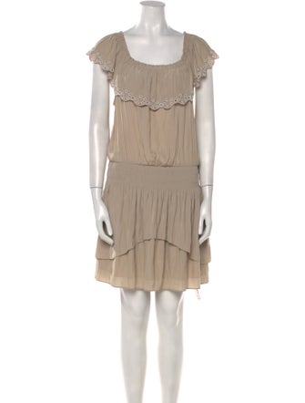 Ramy Brook Scoop Neck Mini Dress