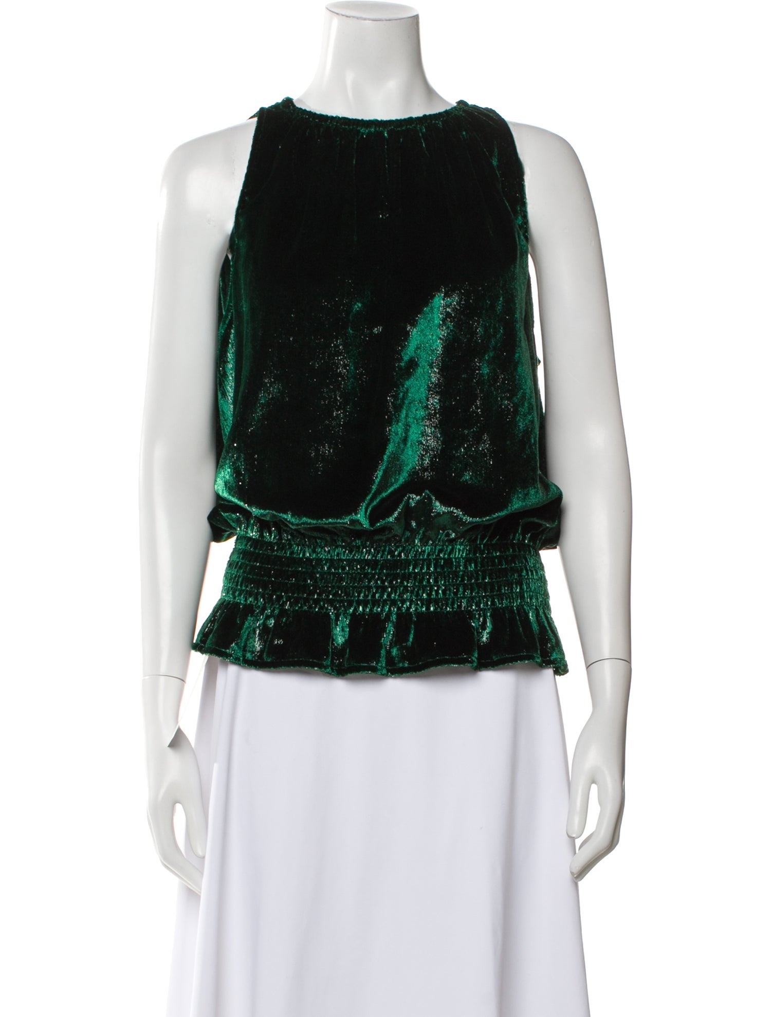 Ramy Brook Printed Bateau Neckline Blouse