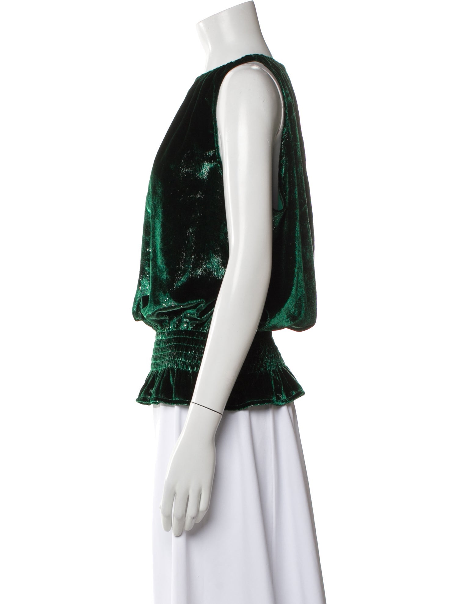 Ramy Brook Printed Bateau Neckline Blouse